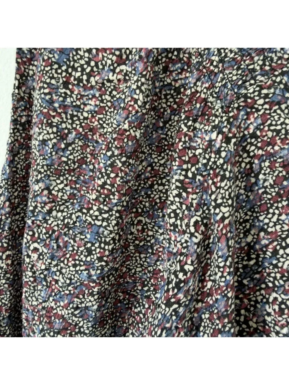 Universal Thread Floral Print Button Up Blouse Women Size Small
